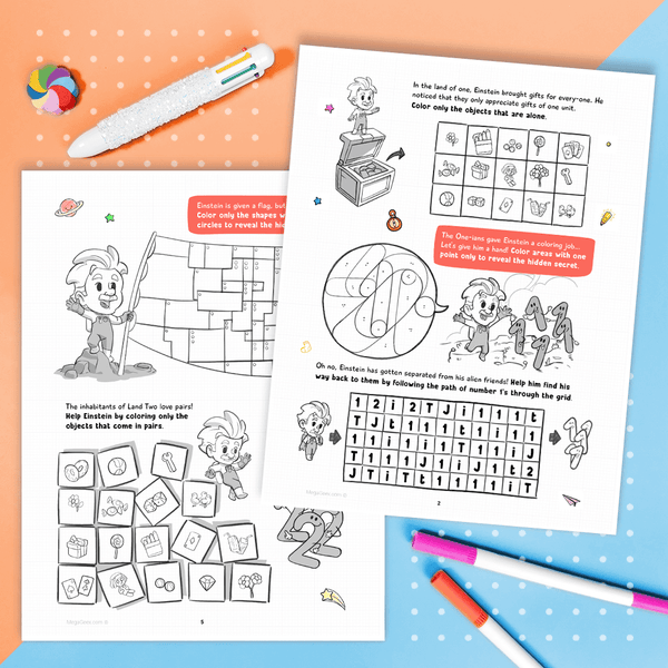 Adventures in the Numbers Universe - Planet 1,2,3 {Print-at-Home PDF}