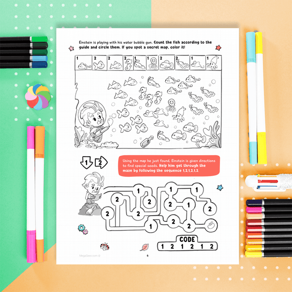 Adventures in the Numbers Universe - Planet 1,2,3 {Print-at-Home PDF}