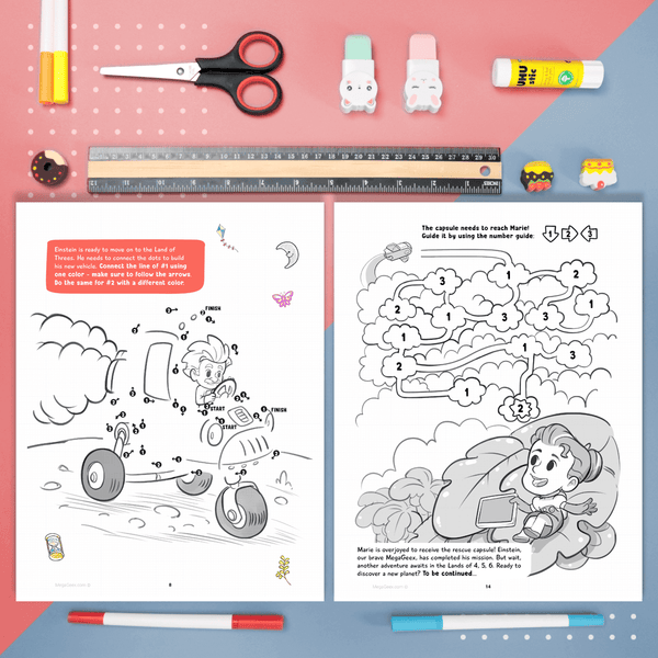 Adventures in the Numbers Universe - Planet 1,2,3 {Print-at-Home PDF}