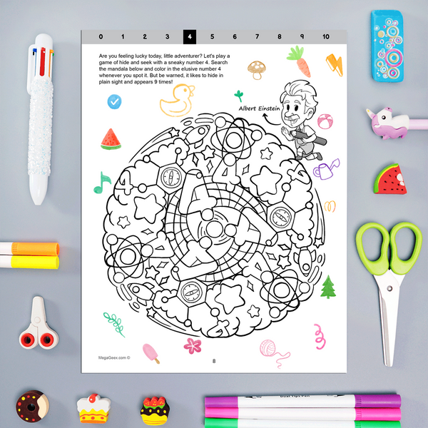 Numbers Mandalas {Print-at-Home PDF}