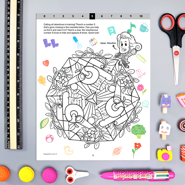 Numbers Mandalas {Print-at-Home PDF}