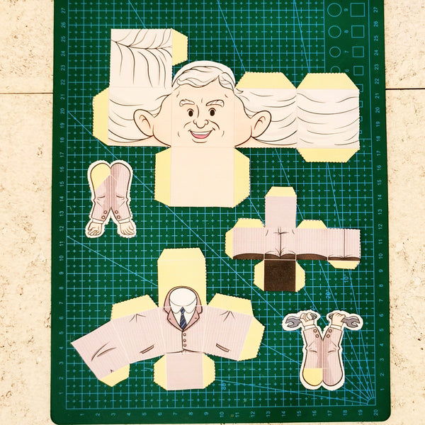 Henry Ford 3D DIY Mini set {Print-at-Home PDF}