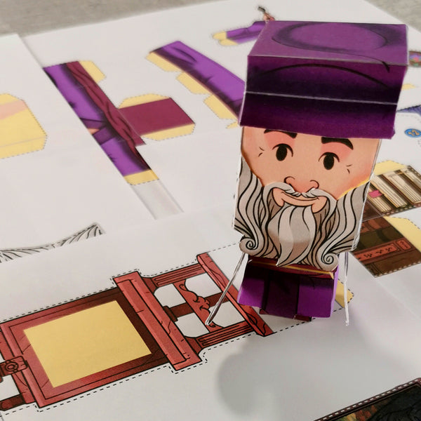 Leonardo Da Vinci 3D DIY Mini set {Print-at-Home PDF}