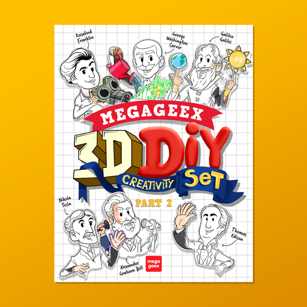MegaGeex 3D DIY mini sets - Books 1&2 {Print-at-Home PDF}