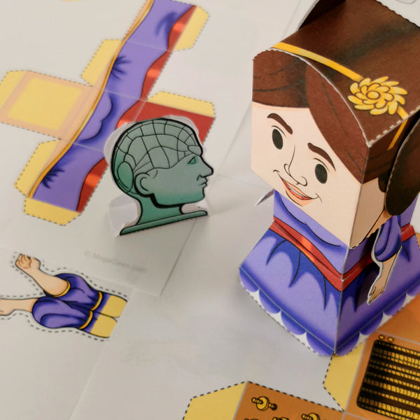 Ada Lovelace 3D DIY Mini set {Print-at-Home PDF}