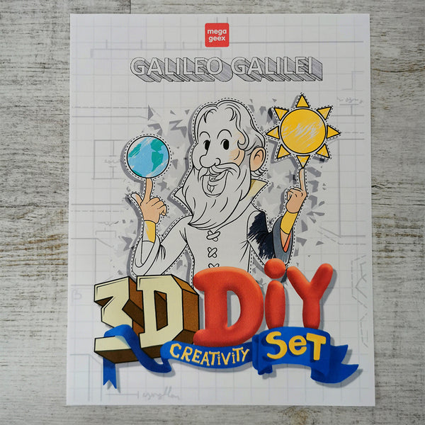 Galileo Galilei 3D DIY Mini set {Print-at-Home PDF}