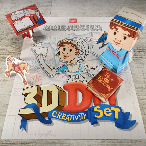MegaGeex 3D DIY bundle sets - Part 1 {Print-at-Home PDF}