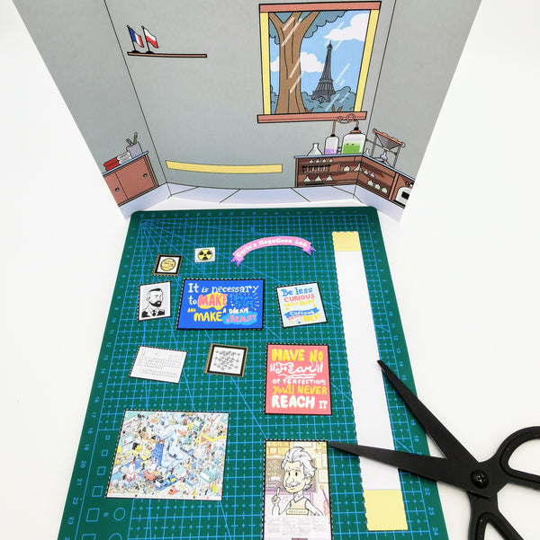 Marie Curie's 3D DIY Creativity Set {Hard Copy}