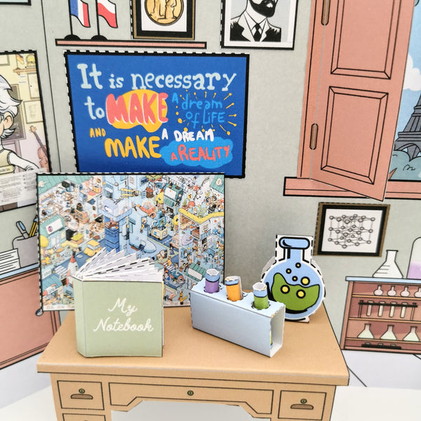 Marie Curie's 3D DIY Creativity Set {Hard Copy}