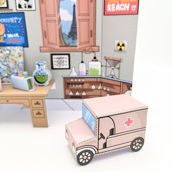 Marie Curie's 3D DIY Creativity Set {Hard Copy}