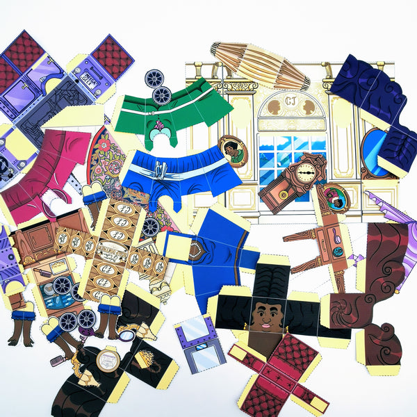 C.J. Walker 3D DIY Creativity Kit {Print-at-Home PDF}