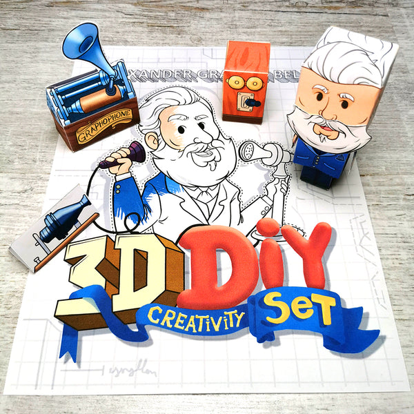 MegaGeex 3D DIY mini sets - Books 1&2 {Print-at-Home PDF}