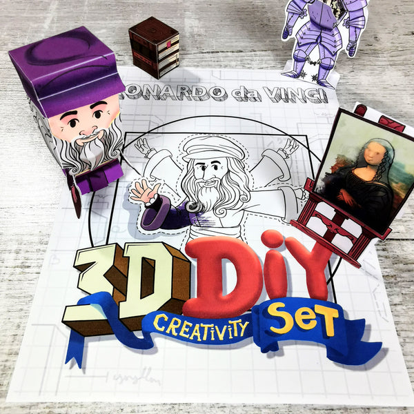 MegaGeex 3D DIY mini sets - Books 1&2 {Print-at-Home PDF}