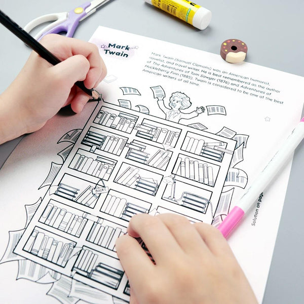 Bundle: 101 Mazes + Pixel coloring {Print-at-Home PDF}