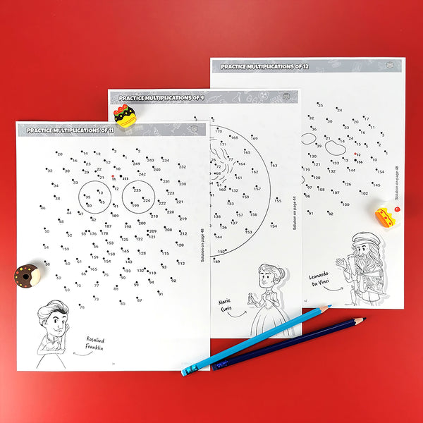 Bundle: Multiplication Fun Practice Books Vol1&Vol2 {Hard Copy}