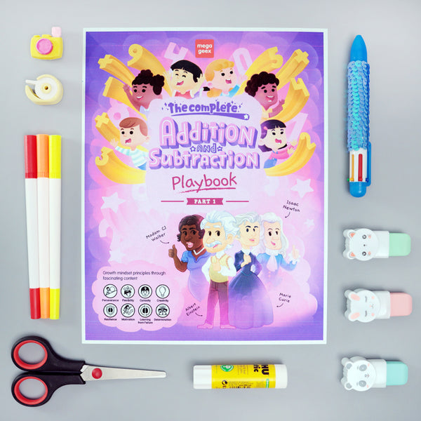 Bundle: Addition & Subtraction + Pixel Coloring + 101 Mazes Books {Print-at-Home PDF}