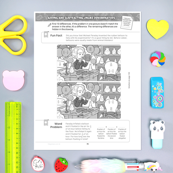 The Complete Fractions Playbook - Part 1 {Hard Copy}