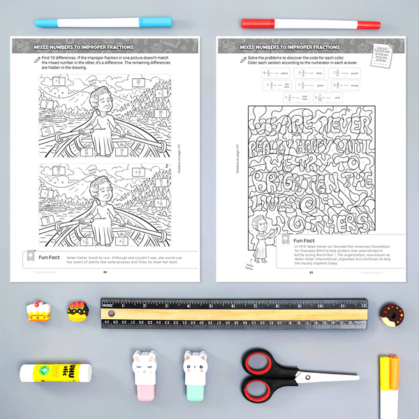 The Complete Fractions Playbook - Part 1 {Hard Copy}