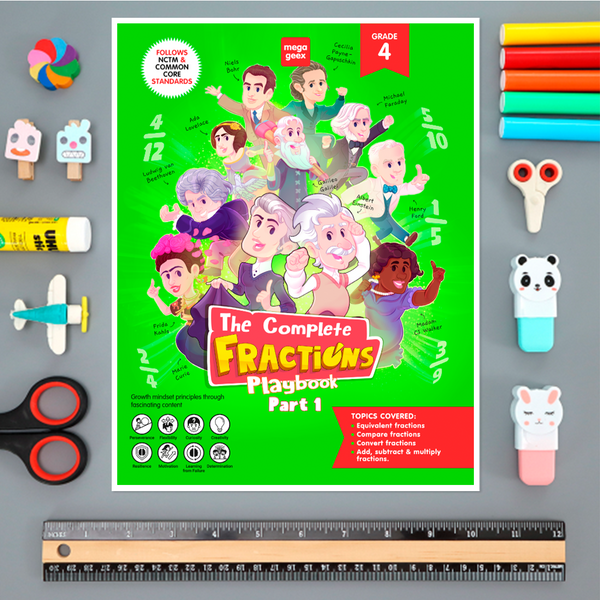 The Complete Fractions Playbook - Part 1 {Print-at-Home PDF}