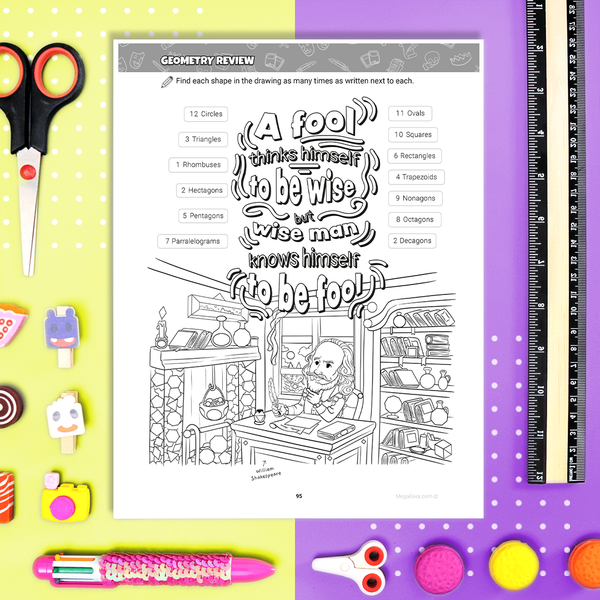 The Complete Playbook of Geometry, Measurement and Data {Print-at-Home PDF}