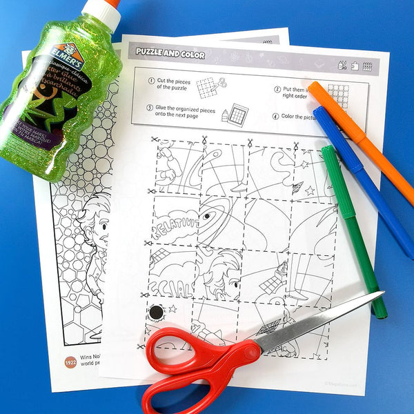 Albert Einstein's Activity Book {Hard Copy}