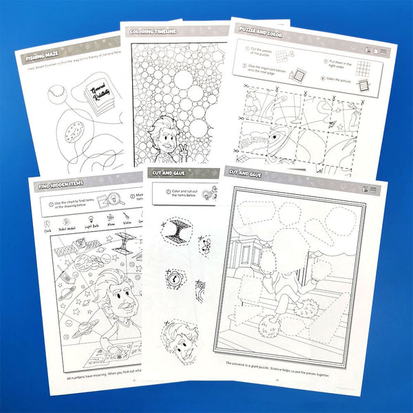 Albert Einstein's Activity Book {Print-at-Home PDF}