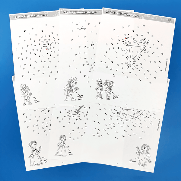 Multiplications Fun Practice Printable Activity Book {professional}