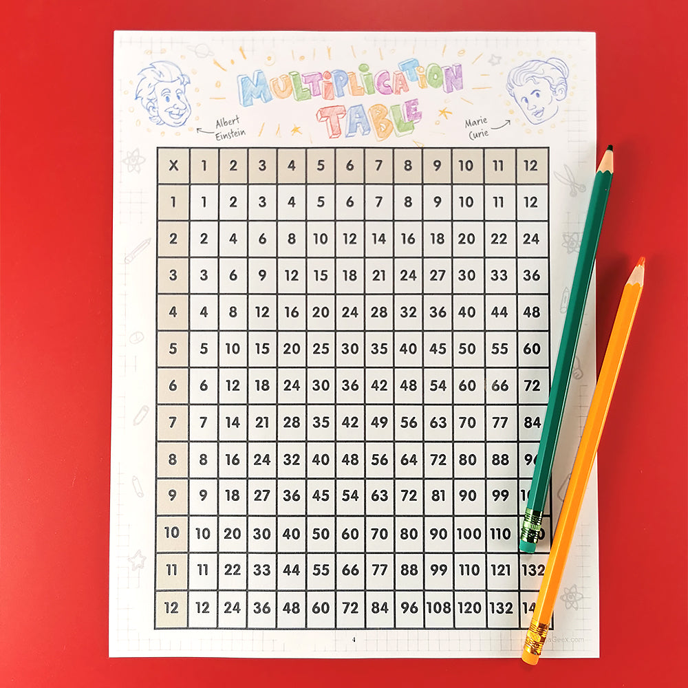 Multiplications Fun Practice Printable Activity Book | MegaGeex