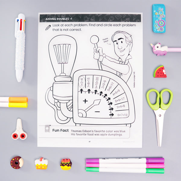 Bundle: Addition & Subtraction + Pixel Coloring + 101 Mazes Books {Print-at-Home PDF}