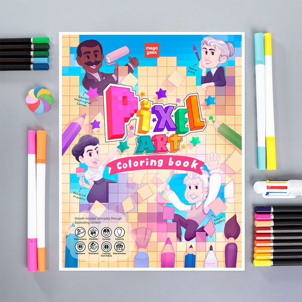 Bundle: Addition & Subtraction + Pixel Coloring + 101 Mazes Books {Hard Copy}