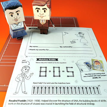 How to become a patriot with Alan Turing and Rosalind Franklin