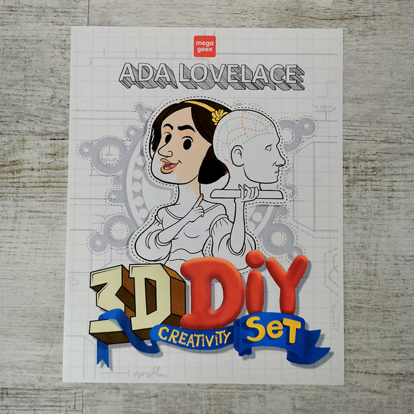 Ada Lovelace 3D DIY Mini set {Print-at-Home PDF}