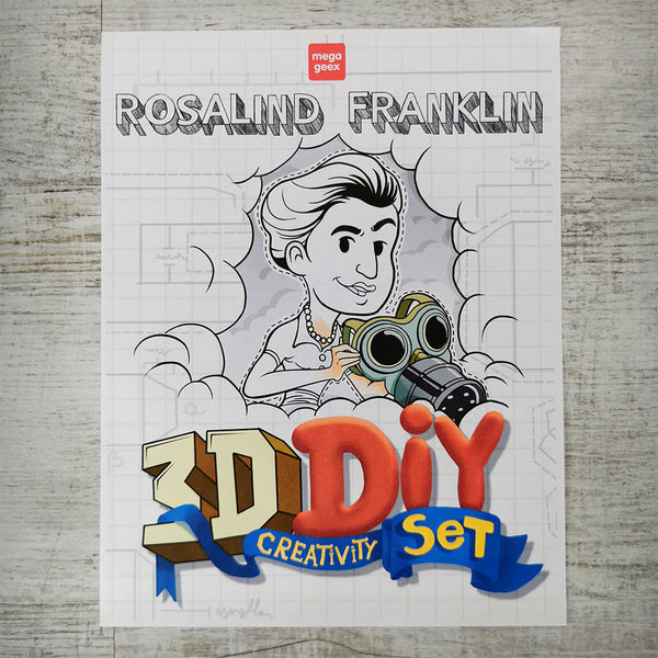 Rosalind Franklin 3D DIY Mini set {Print-at-Home PDF}