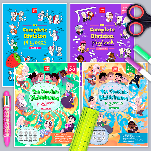 Complete Multiplication & Division Pack - 4 books {Print-at-Home PDF}