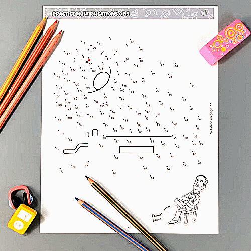 Multiplications Fun Practice Printable Activity Book {professional}